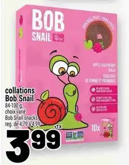 Metro Bob Snail snacks offer