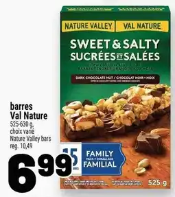 Metro Val Nature sweet & salty dark chocolate nut bars offer