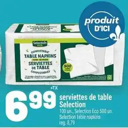 Metro Selection serviettes de table offer