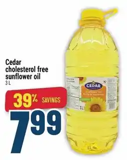 Marché Adonis Cedar cholesterol free sunflower oil offer