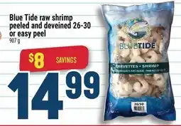 Marché Adonis Blue Tide raw shrimp peeled and deveined 26-30 or easy peel offer