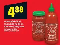 Maxi sambal oelek sauce chili à l'ail sriracha offer