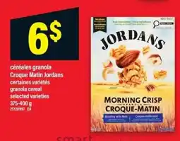 Maxi jordans granola croque matin offer