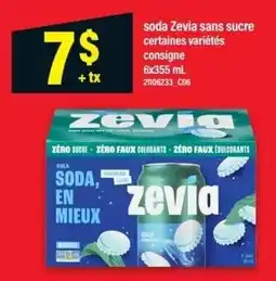Maxi Zevia soda offer