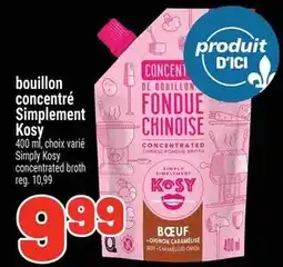 Metro Simply Kosy concentrated broth offer
