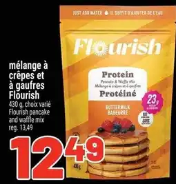 Metro Flourish protein pancake and waffle mix offer
