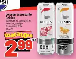 Metro Celsius energy drink offer