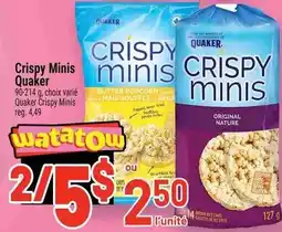 Metro Quaker crispy mins offer