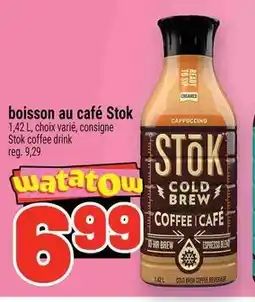 Metro Stok cold brew coffee cafe offer