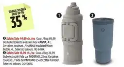 Canadian Tire Manna insulated water bottle offer