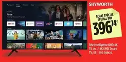 Canadian Tire Skyworth tele intelligente UHD 4K offer