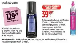Canadian Tire Sodastream Machine à eau pétillante E-Terra One-Touch / E-Terra One-Touch Sparkling Water Maker offer