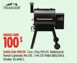 Canadian Tire Traeger pro 575 pellet bbq grill & smoker offer