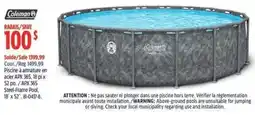 Canadian Tire Coleman Steel-Frame Pool offer
