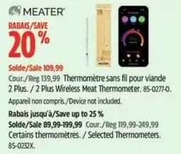 Canadian Tire Meater 2 Plus Wireless Meat Thermometer offer
