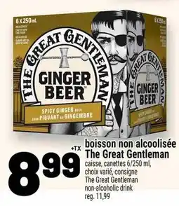 Metro The Great Gentleman ginger beer offer