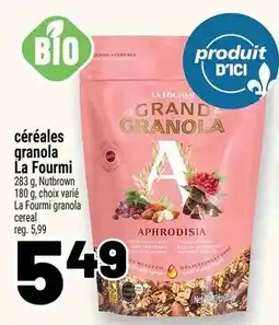 Metro La Fourmi granola offer