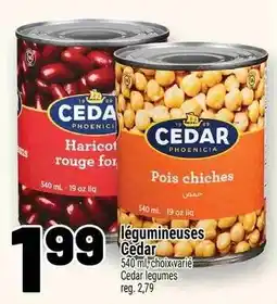 Metro Cedar legumes offer