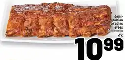 Metro half portion ribs offer