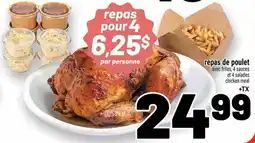 Metro repas de poulet offer