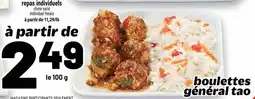 Metro général tao boulettes offer