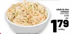 Metro salade de chou crémeuse offer