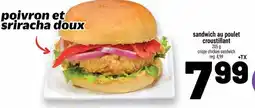 Metro sandwich au poulet croustillant offer