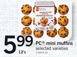 Loblaws PC mini muffins offer