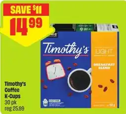 FreshCo Timothy's Coffee K-Cups offer