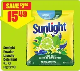 FreshCo Sunlight Powder Laundry Detergent offer