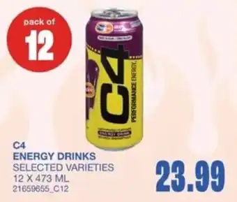 C4 energy drinks