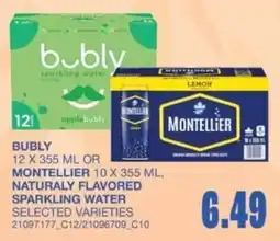 Wholesale Club Bubly sparkling water offer