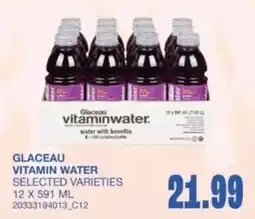 Wholesale Club Glaceau vitamin water offer