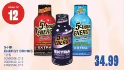 Wholesale Club 5-hour energy drinks offer