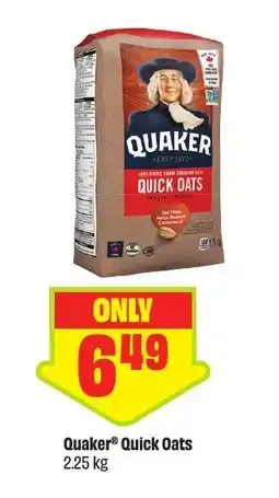 FreshCo Quaker quick oats offer