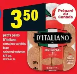 Maxi D'italiano petits pains offer