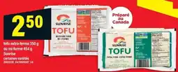 Maxi Sunrise tofu offer