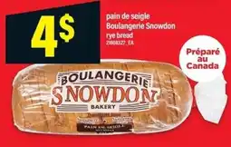 Maxi Boulangerie Snowdon rye bread offer