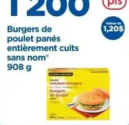 Maxi Safeway chicken burgers offer