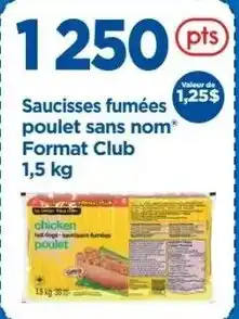 Maxi Saucisses fumées poulet sans nom offer