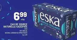 Metro eska natural carbonated spring water offer