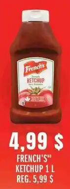 Metro French's ketchup offer