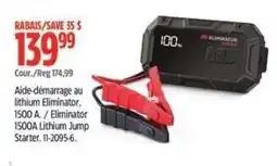 Canadian Tire Eliminator lithium jump starter offer