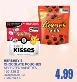 Wholesale Club Hershey's chocolate pouches selected varieties offer