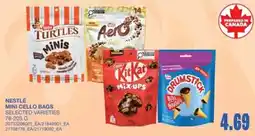 Wholesale Club Nestlé mini cello bags offer