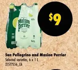 Wholesale Club San Pellegrino and Maison Perrier offer