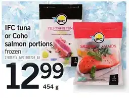 Loblaws IFC tuna or Coho salmon portions offer