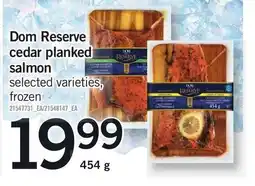 Loblaws Dom Reserve cedar planked salmon offer