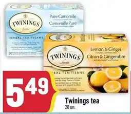 Marché Adonis Twinings tea offer