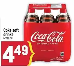Marché Adonis Coca-Cola soft drinks offer